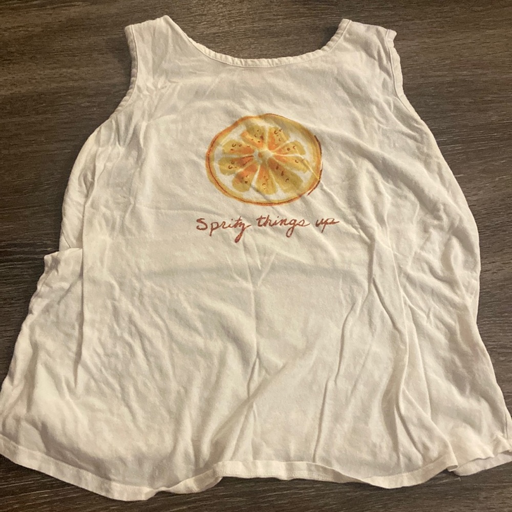 Cute Orange Tank Top
